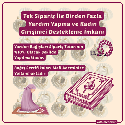 İstiridye Tesbih ve Zikirmatik Set